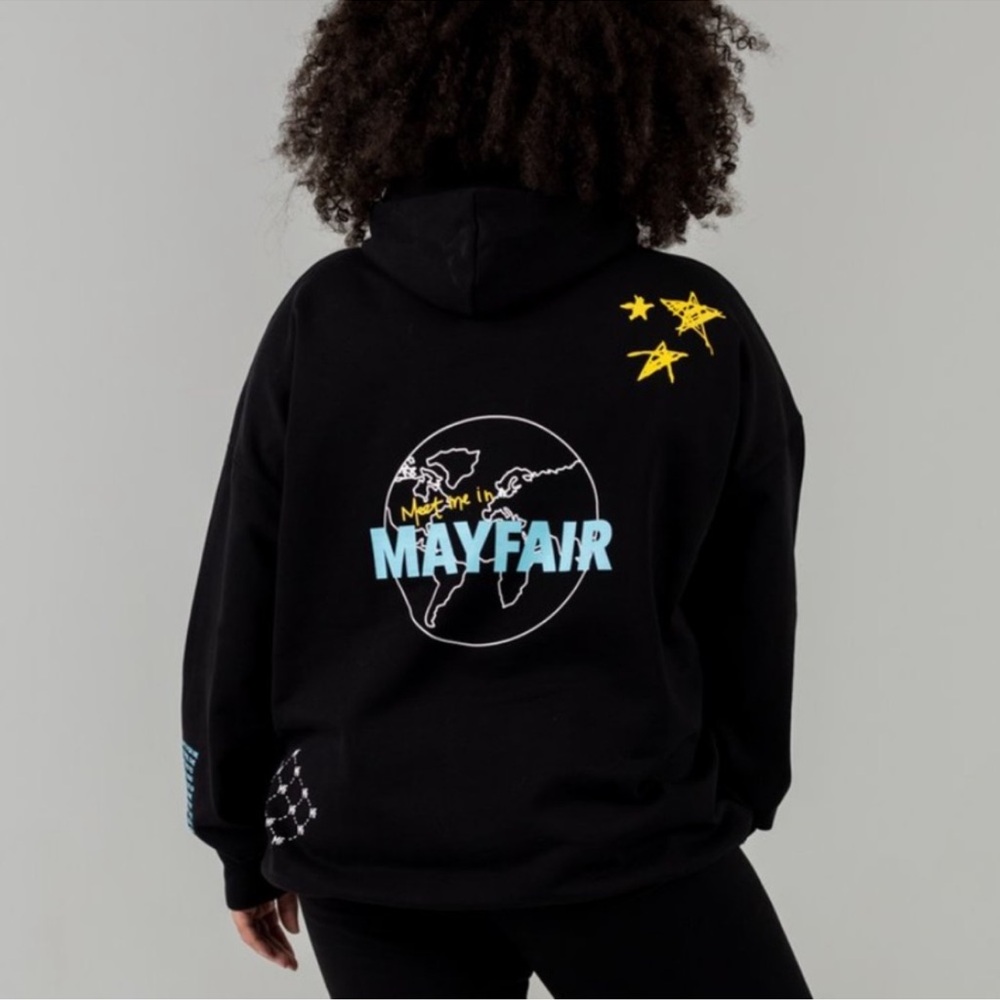 Mayfair Black Graphic Women's Sweater